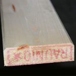 Barre écharpe en sapin du Nord pour volet battant